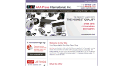 Desktop Screenshot of aaapress.com